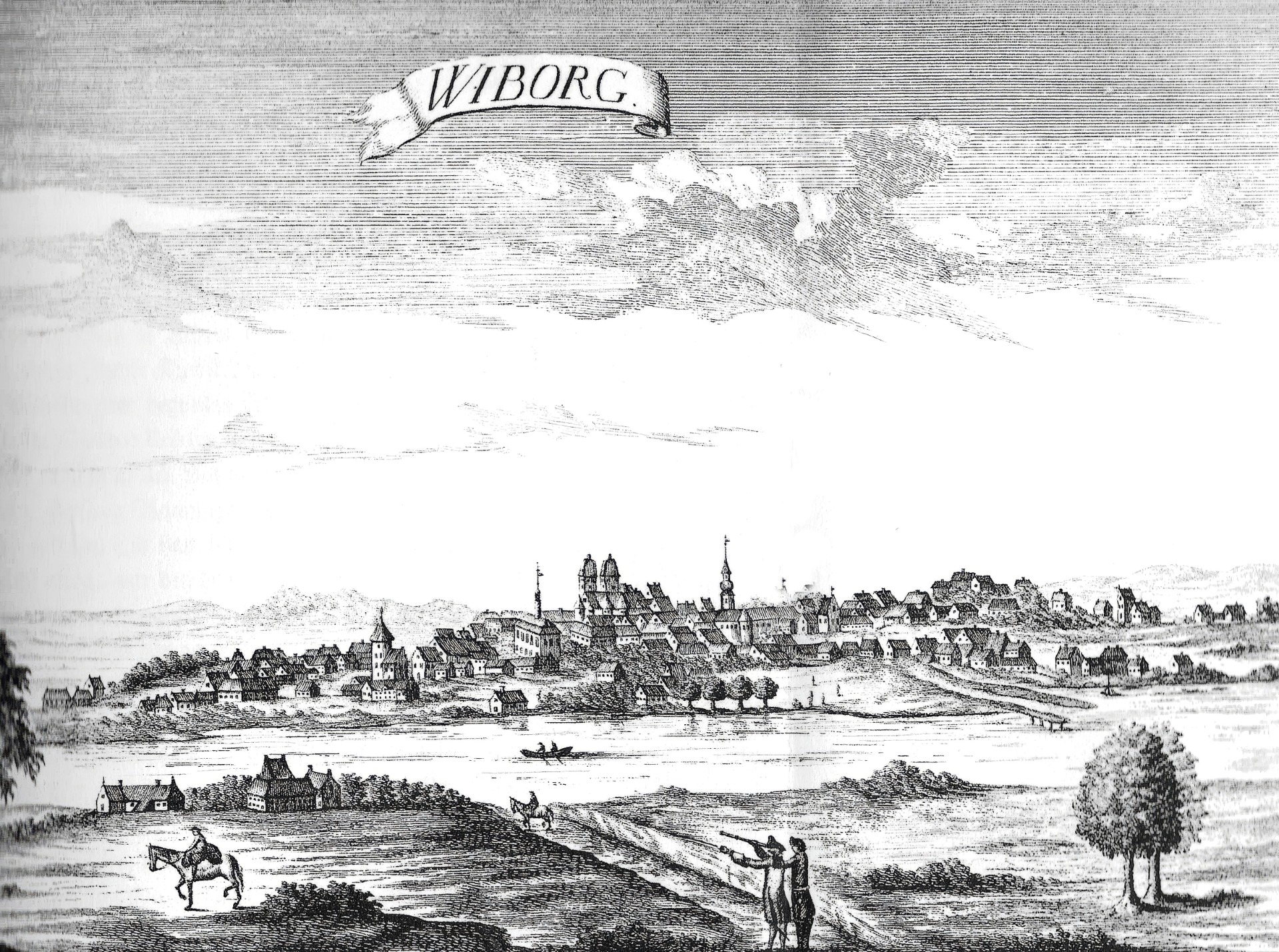 Viborg i Danske Atlas (1767)